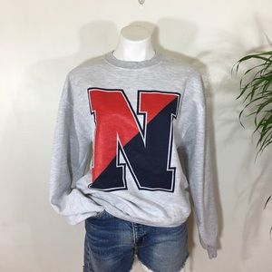 VTG Oversized N Sweatshirt size L